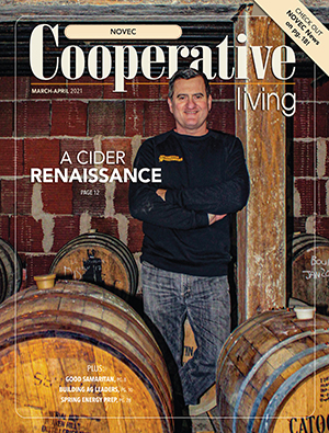 March April 2021 Cooperative Living Cover