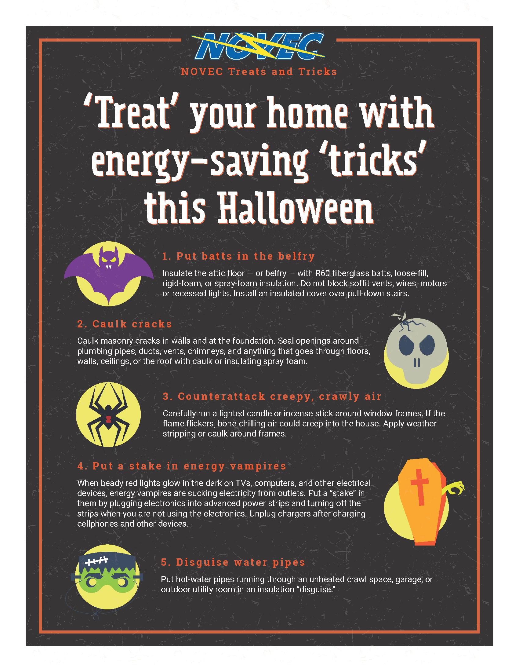 NOVEC s Tricks And Treats For Saving Energy
