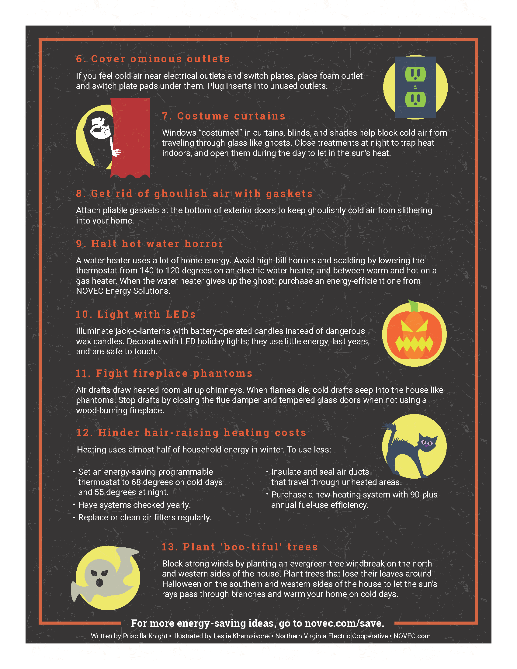 Halloween energy saving tips page 2