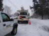Tree and line crews continue on Thursday, Feb. 11, 2010, to work around the clock to reconnect the few remaining customers to the electric grid.