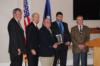 Thomas Mezzanotte receives the Outstanding Apprenticeship Award. Left to right are: C. Ray Davenport, commissioner of Labor and Industry for the State of Virginia, Dr. Steven R. Staples, chairman of the Virginia Apprenticeship Council, Ray Louth, president of the Virginia Apprenticeship Alumni Association, Mezzanotte, and Earl Dickerson, vice chairman of the Virginia Apprenticeship Council.